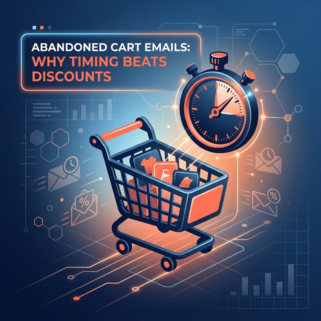 Abandoned Cart Emails: Why Timing Beats Discounting