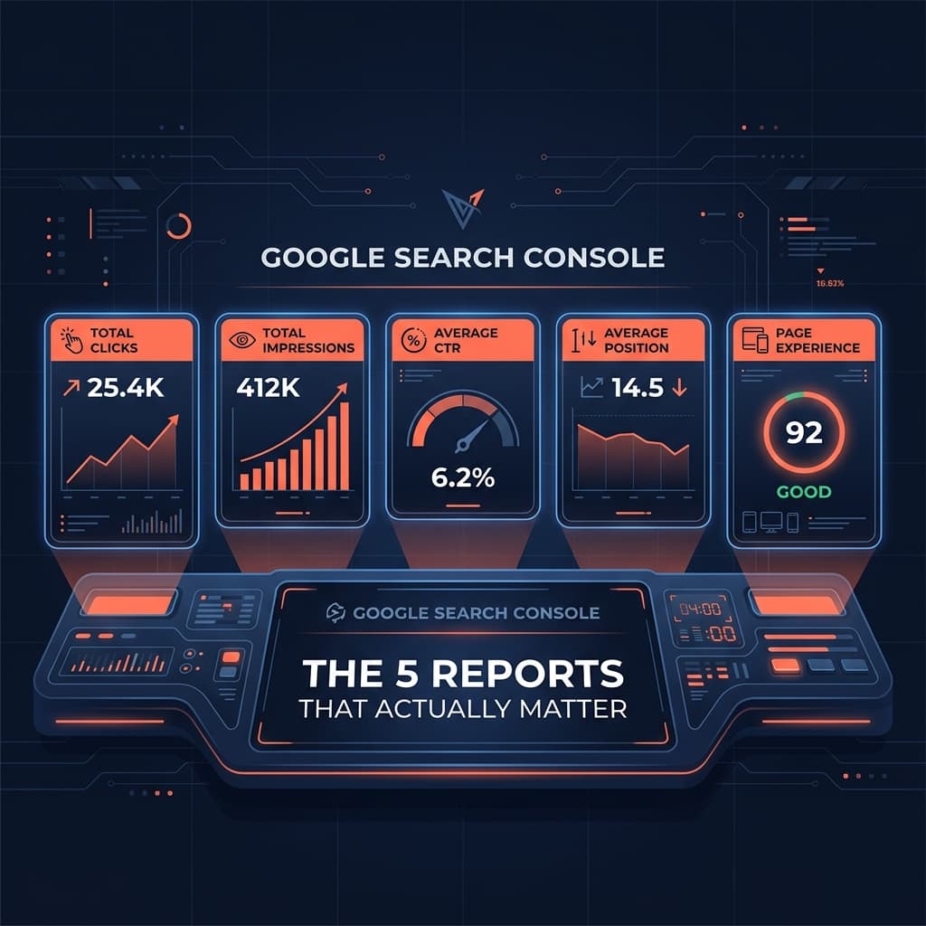 Google Search Console: The 5 Reports That Actually Matter