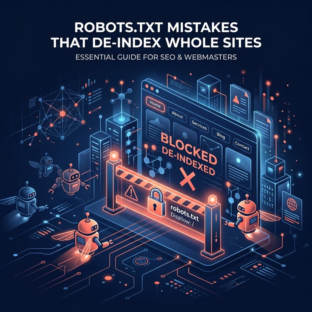robots.txt and Meta Robots: The Mistakes That De-Index Sites