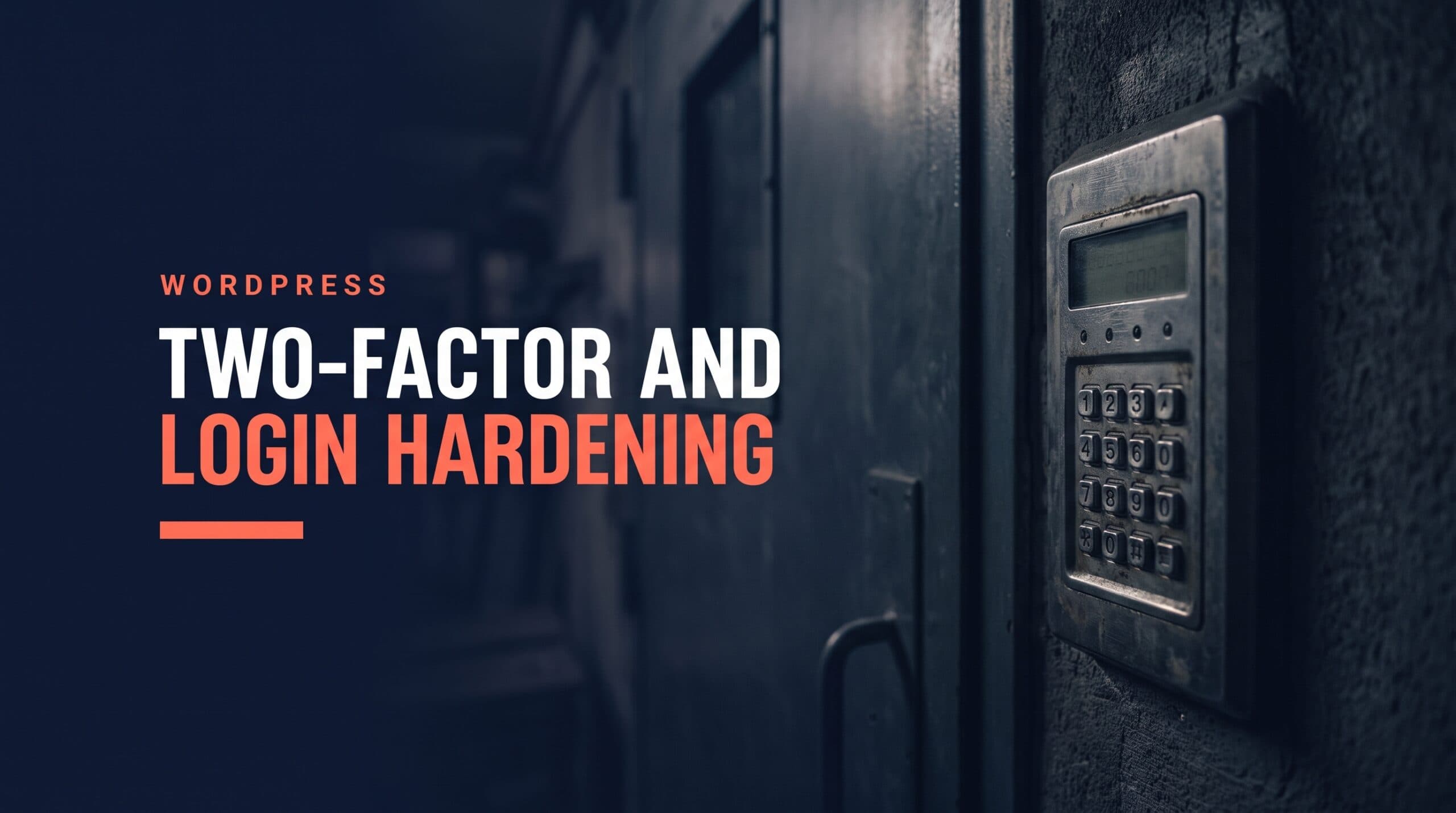 Two-Factor and Login Hardening for WordPress