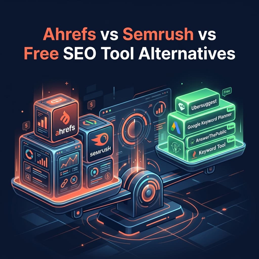 Ahrefs vs Semrush vs the Free Alternatives