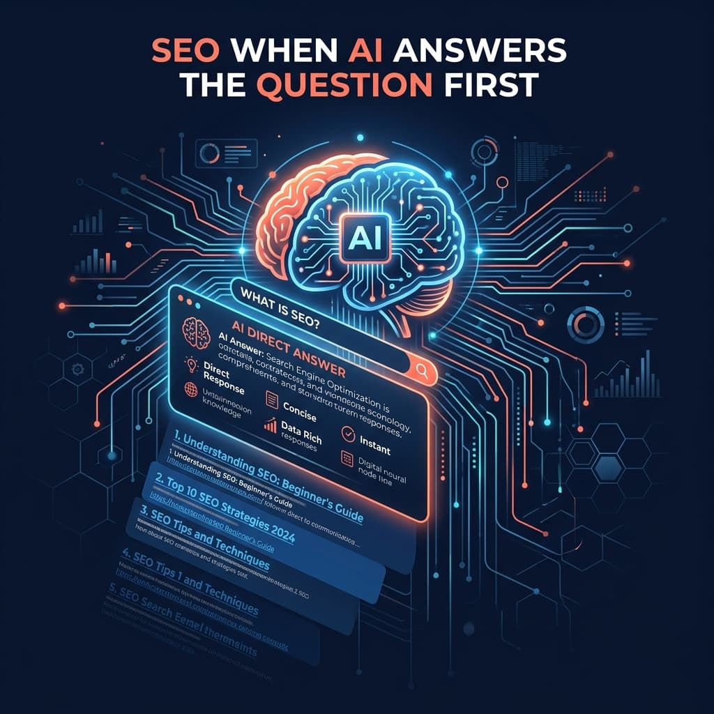 SEO When AI Answers the Question First