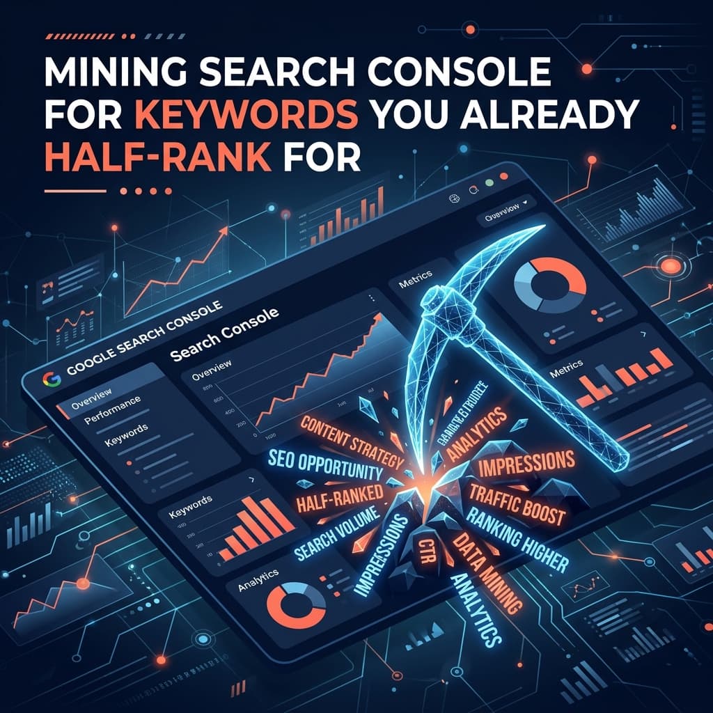 Mining Search Console for Keywords You Already Half-Rank For